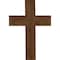 Ekena Millwork 16"W x 24"H x 3/4"D Vintage Farmhouse Cross, Barnwood Decor Collection, Weathered Brown DECR016X024X0750CRSBR - alternate 1